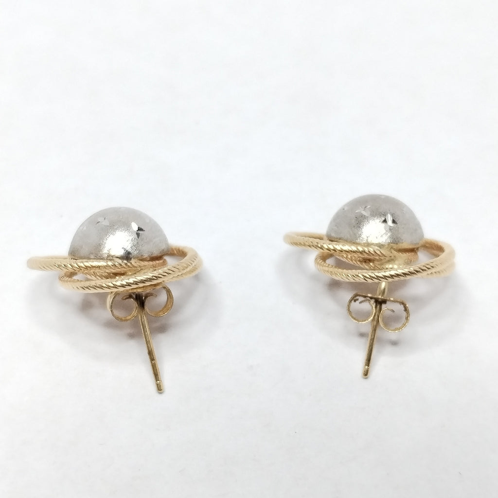 BROQUELES PAR ORO 14 K 2.6 GRMS (SEMINUEVO)