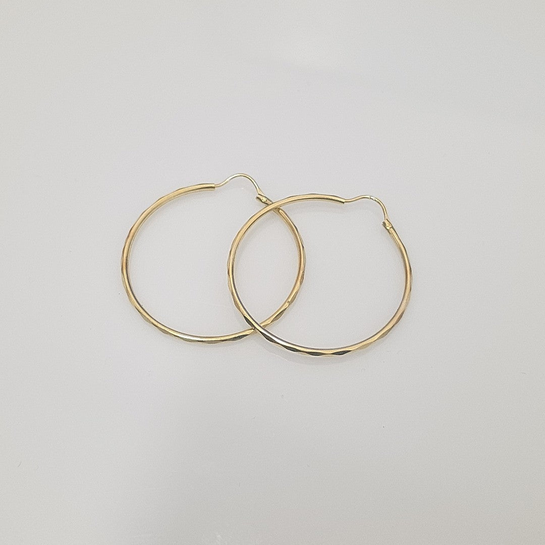 ARRACADAS PAR ORO 14 K 2,10 GRMS (SEMINUEVO)