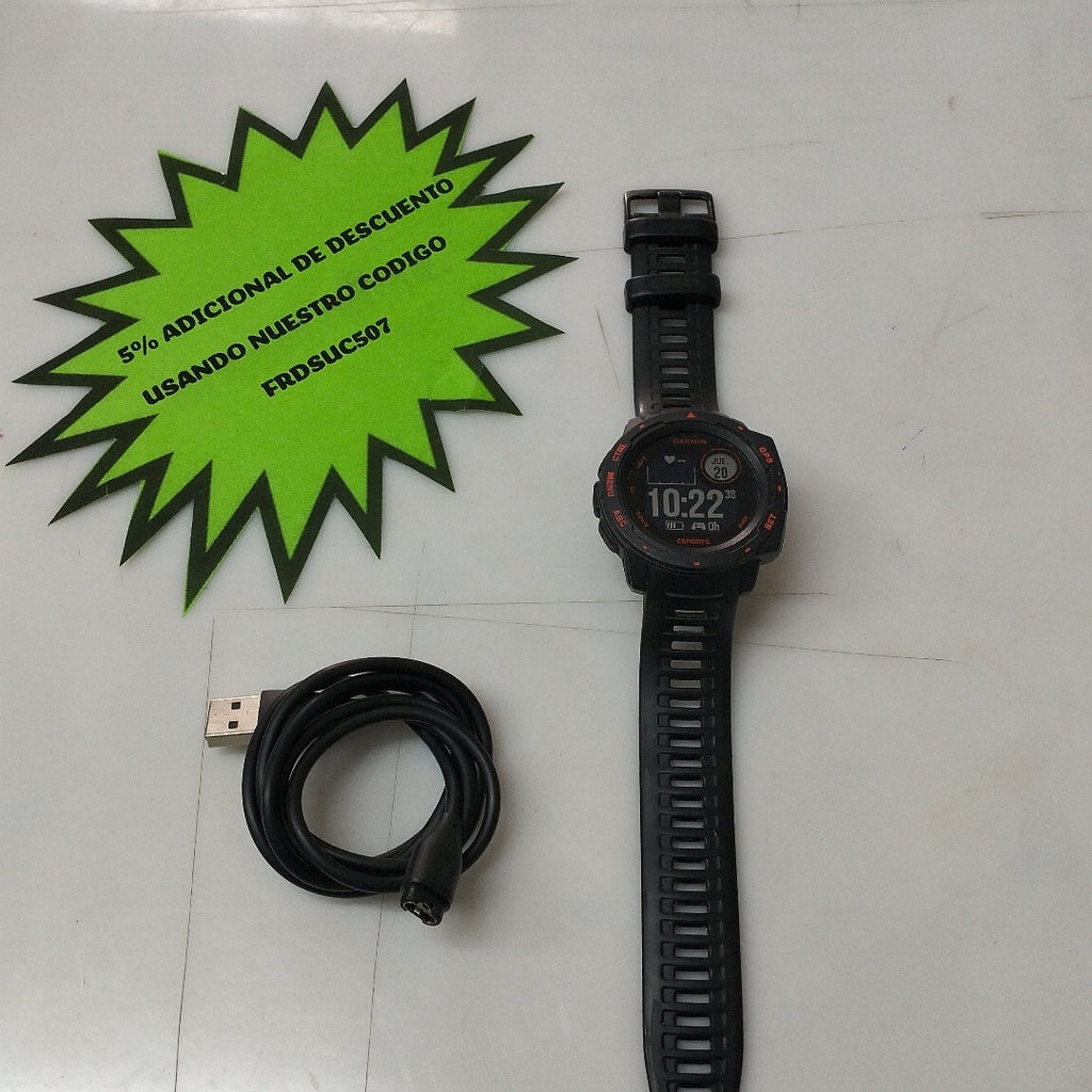 SMARTWATCH GARMIN INSTINCT ESPORTS 45 MM GPS (SEMINUEVO)