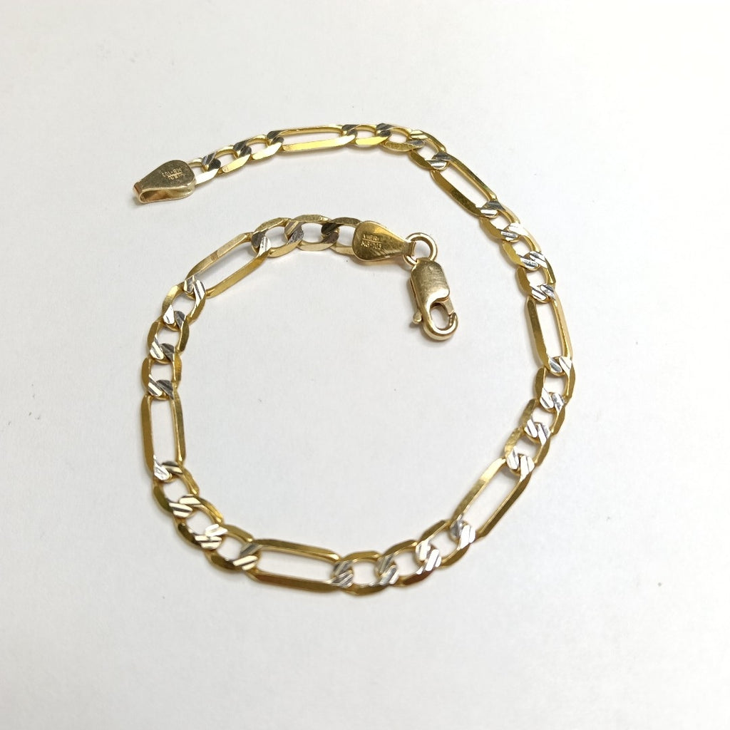 PULSERA ORO, RODIADO 10 K 5.3 GRMS (SEMINUEVO)