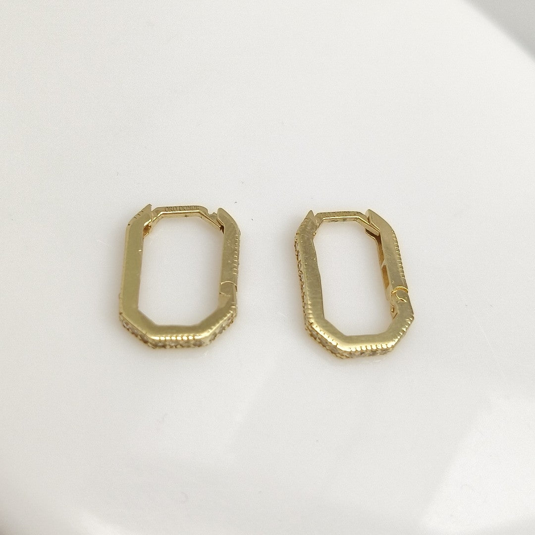 ARRACADAS PAR ORO 14 K 2 GRMS (SEMINUEVO)