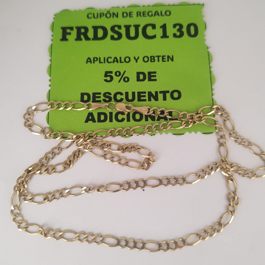CADENA ORO 14 K 10.8 GRMS (SEMINUEVO)