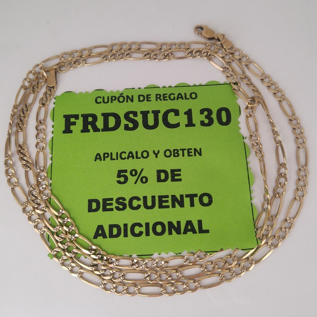 CADENA ORO 10 K 17.8 GRMS (SEMINUEVO)