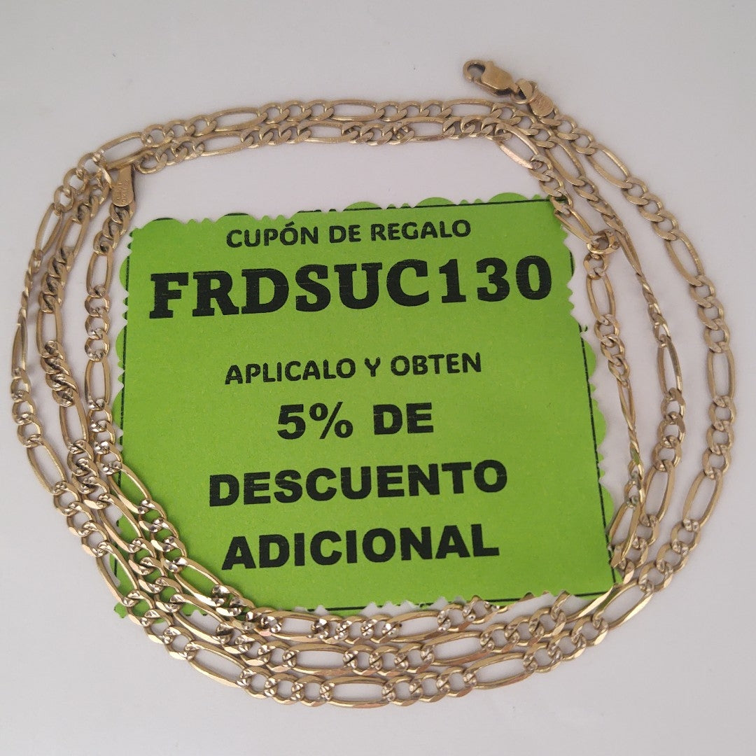 CADENA ORO 10 K 17.8 GRMS (SEMINUEVO)