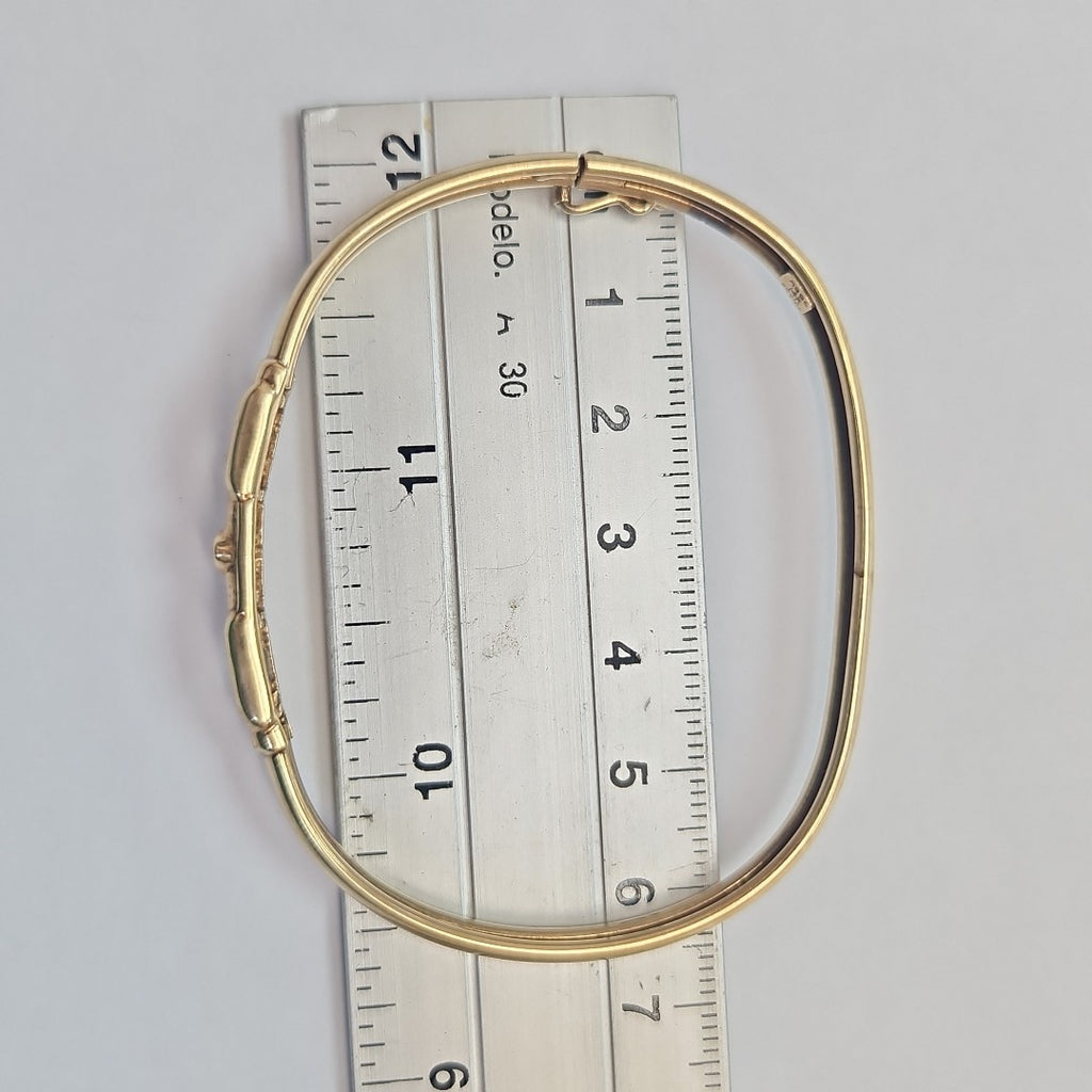 PULSERA RIGIDA ORO 14 K 12 GRMS (SEMINUEVO)