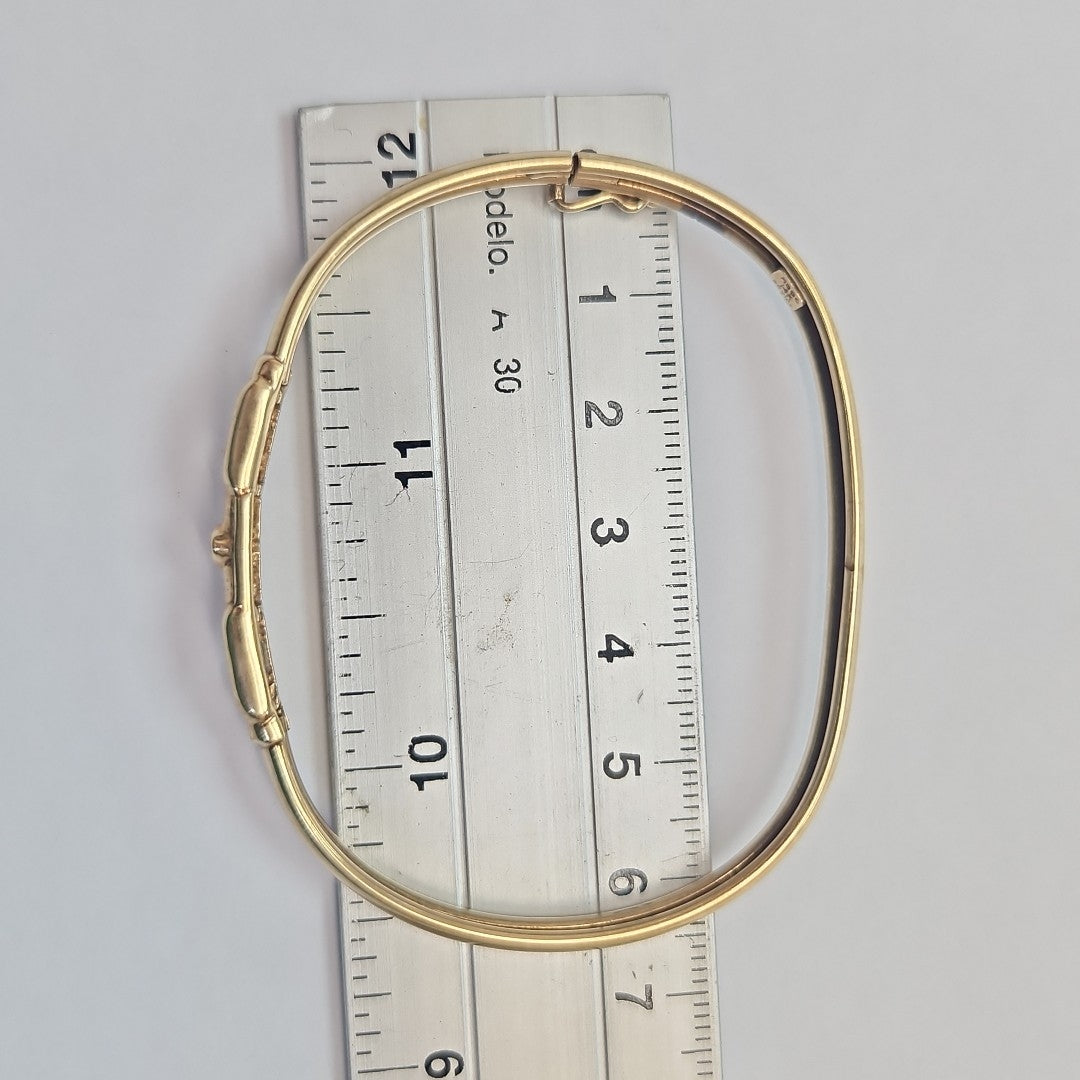 PULSERA RIGIDA ORO 14 K 12 GRMS (SEMINUEVO)