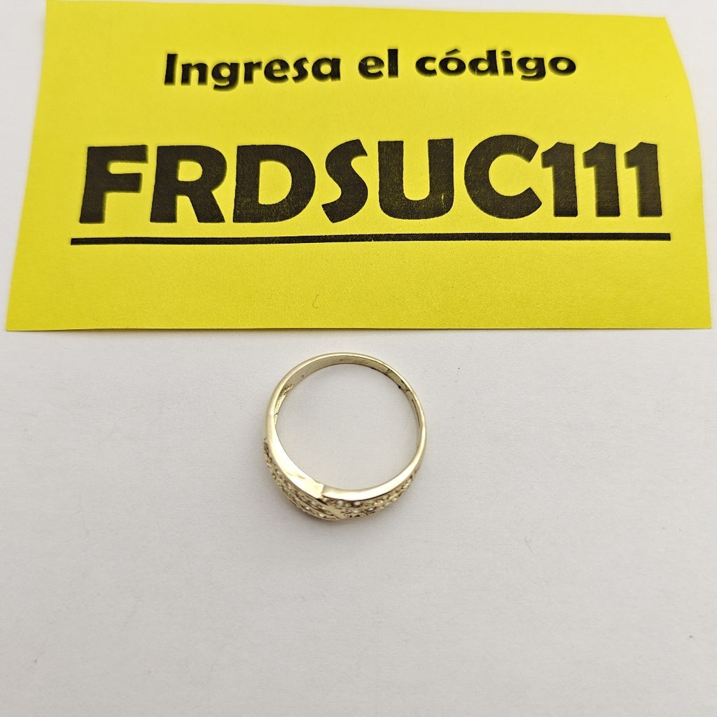 ANILLOS C CIRCONIAS 14K TALLA 7 2.9 GR (NUEVO)