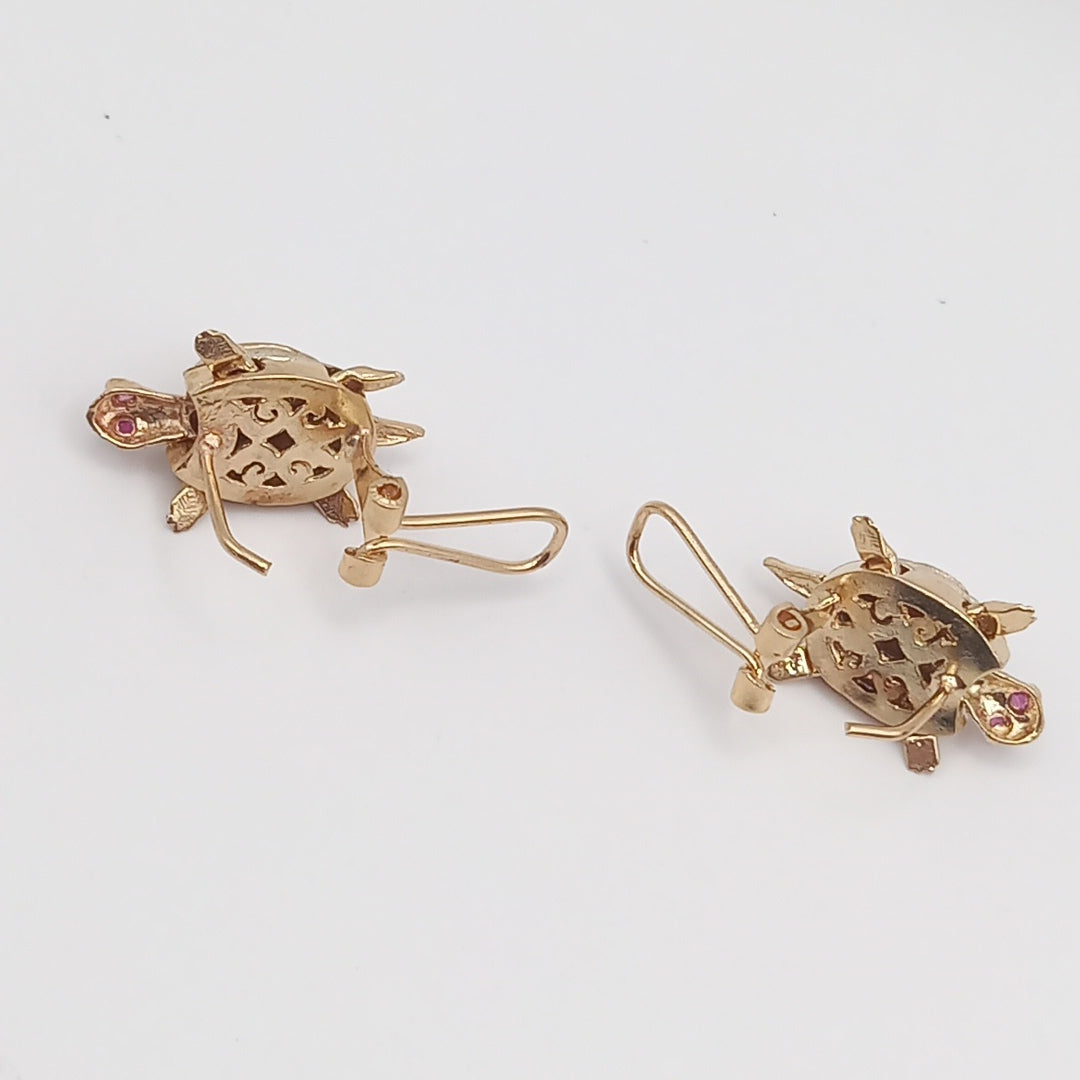 ARETES PAR ORO 10 K 6 GRMS (SEMINUEVO)