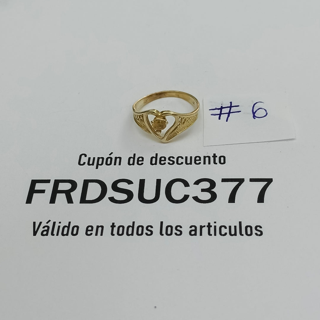 ANILLITO ORO 14 K 1.9 GRMS (SEMINUEVO)