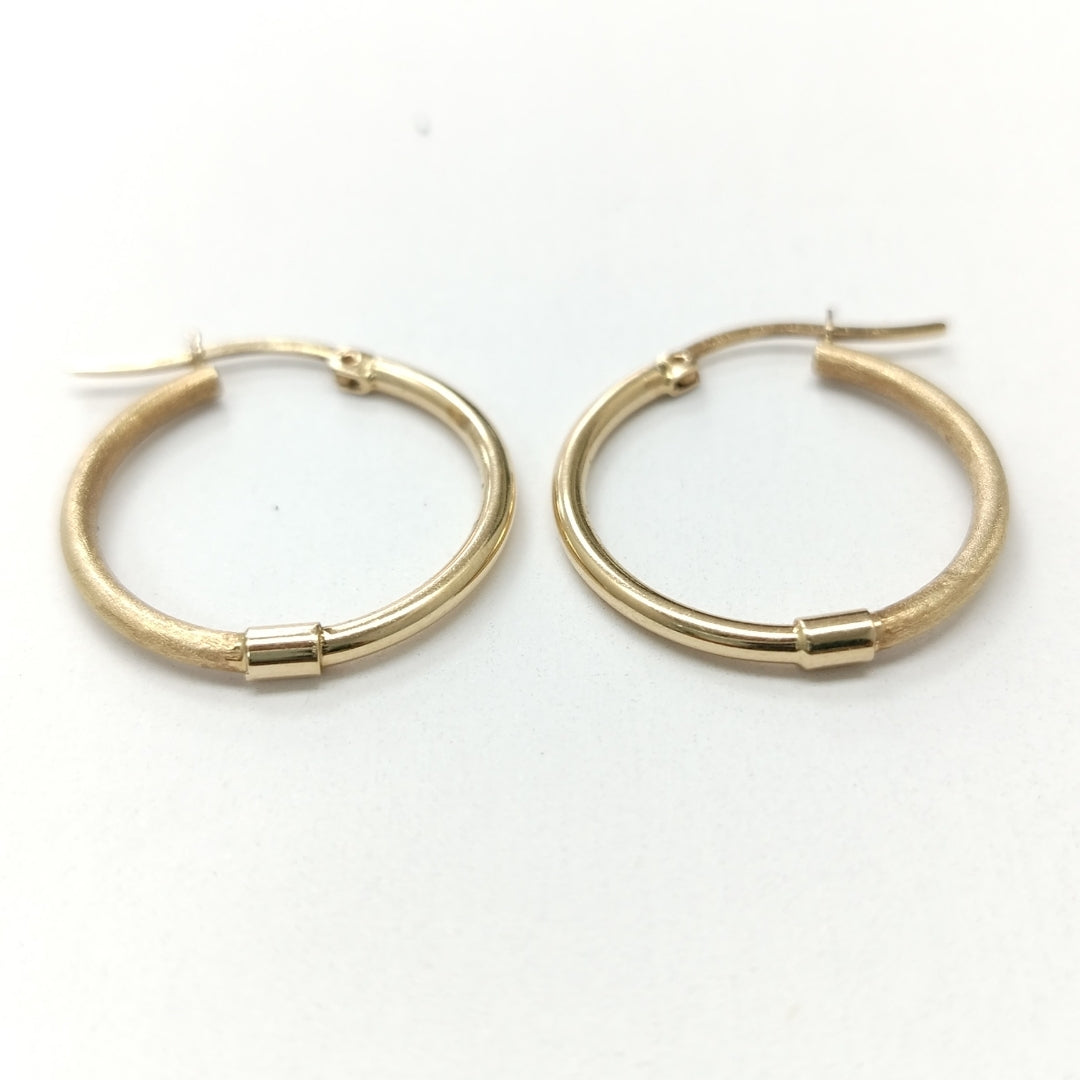 ARRACADAS PAR ORO 14 K 2,60 GRMS (SEMINUEVO)