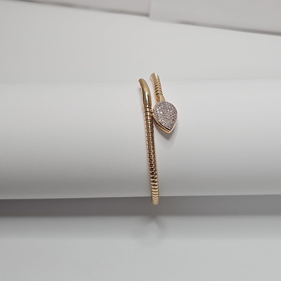 PULSERA CLAVO ORO 14K 13.4 (NUEVO)