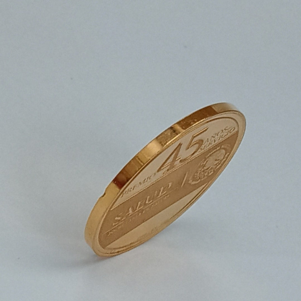 MEDALLA CONMEMORATIVA ORO 21 K 24.6 GRMS (SEMINUEVO)