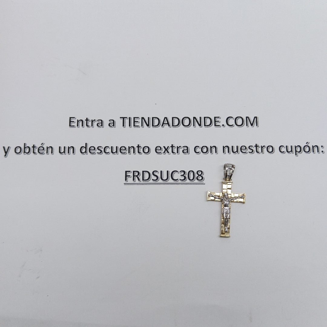CRUCIFIJO ORO 14 K 2.8 GRMS (SEMINUEVO)
