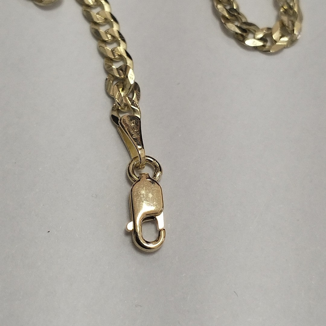PULSERA BARBADA 14K 21 CM 3.8 GR (NUEVO)