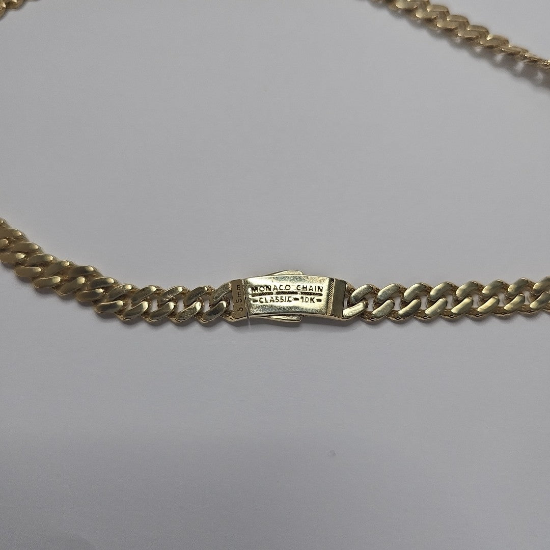 CADENA MONACO ORO 10K 16.9 (NUEVO)