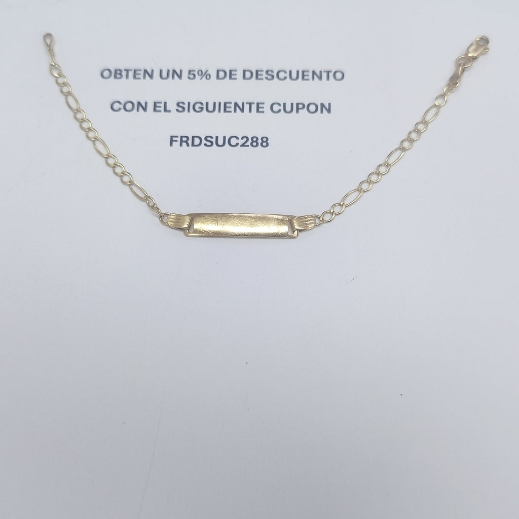 ESCLAVA ORO 14 K 2.5 GRMS (SEMINUEVO)