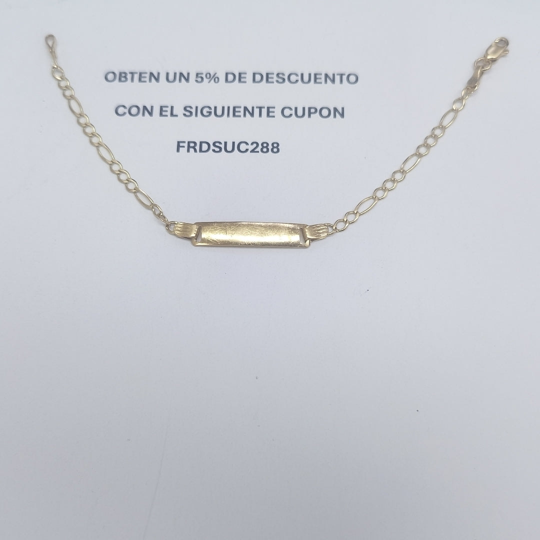 ESCLAVA ORO 14 K 2.5 GRMS (SEMINUEVO)