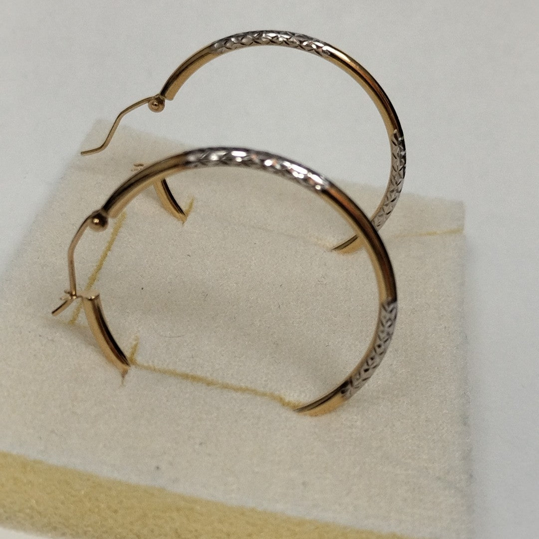 ARRACADAS PAR ORO 14 K 2,40 GRMS (SEMINUEVO)