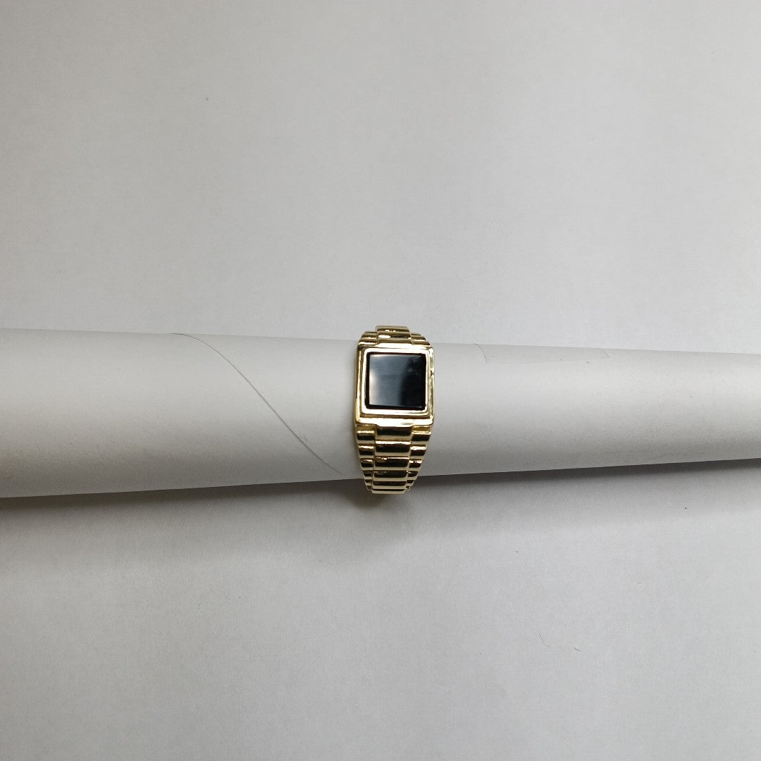 ANILLO C ONIX 14K 11 TALLA 8.6 GR (NUEVO)