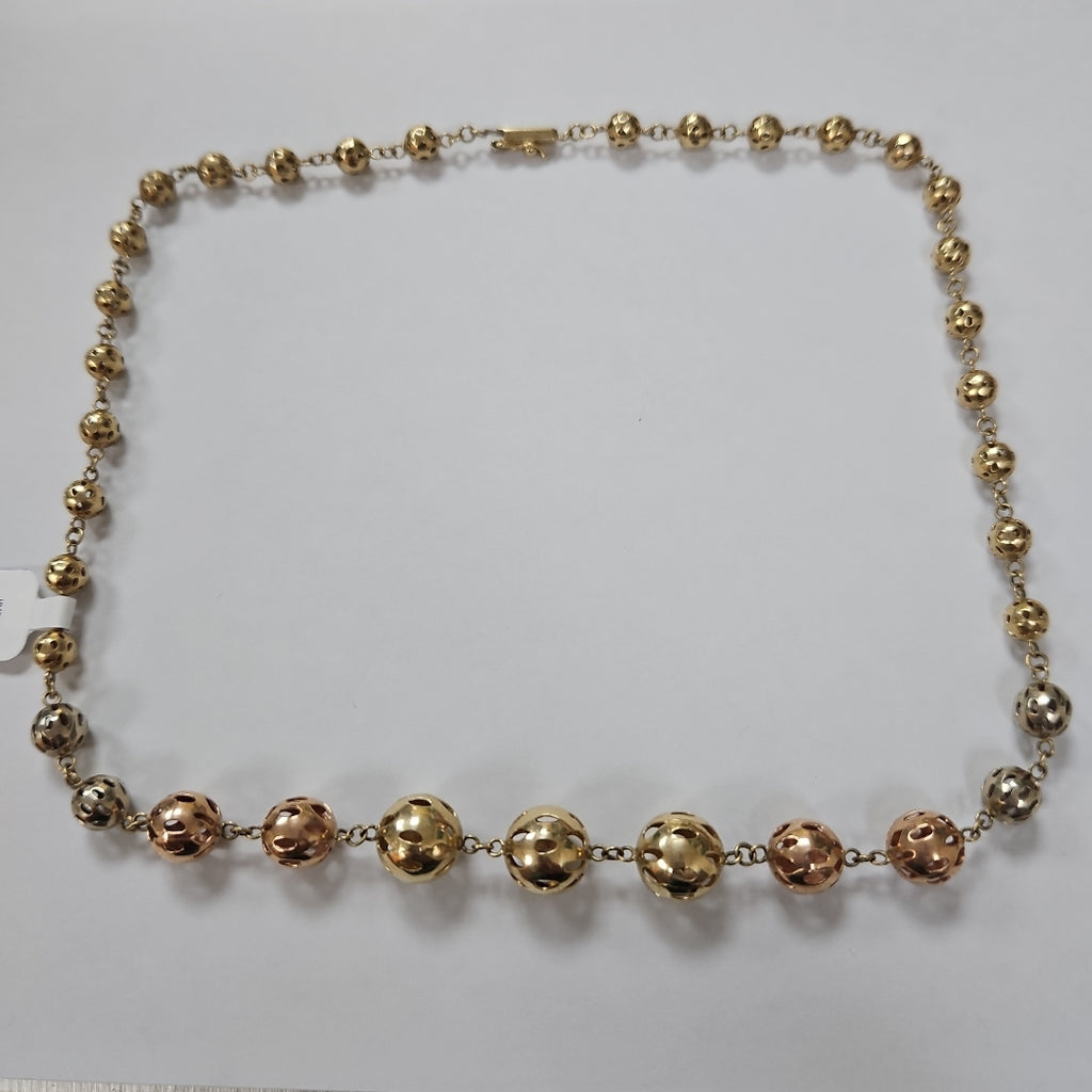 COLLAR ORO COMBINADO 14 K 24,80 GRMS (SEMINUEVO)