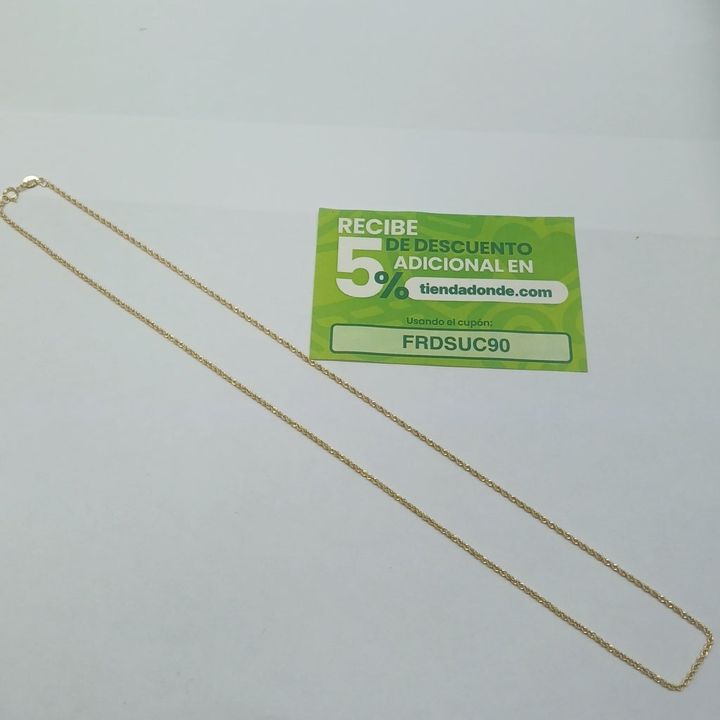 CADENA TORZAL 10K 55 CM 4.6 GR (NUEVO)
