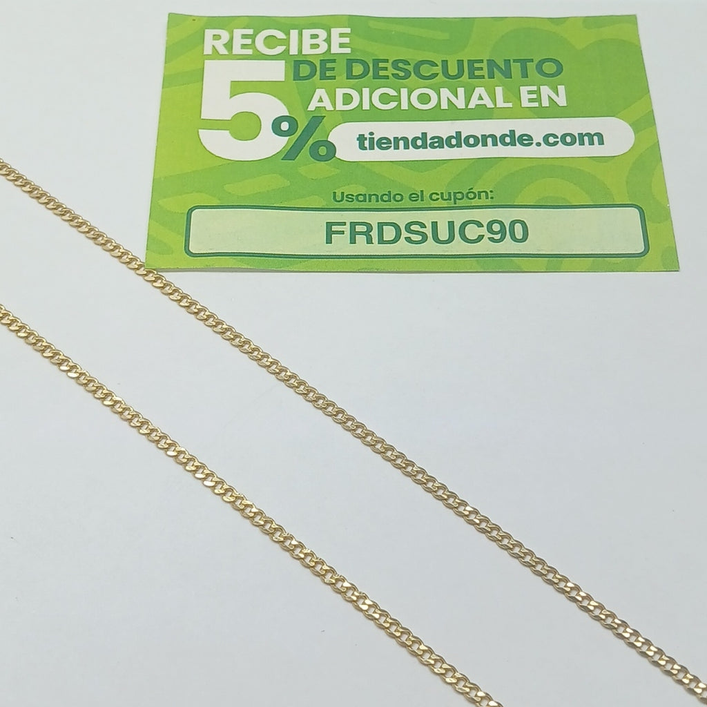 CADENA BARBADO 10K 55 CM 5.3 GR (NUEVO)