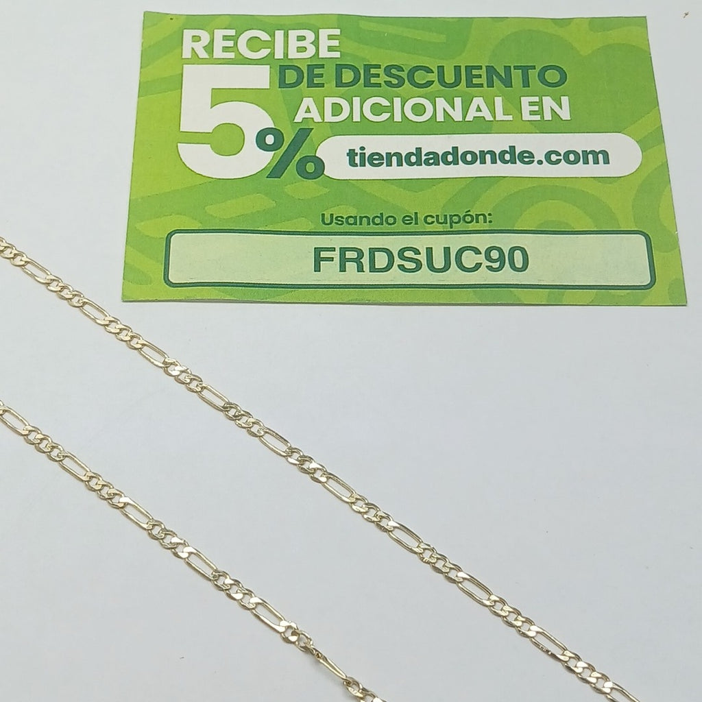 CADENA 3X1 10K 55 CM 4.2 GR (NUEVO)