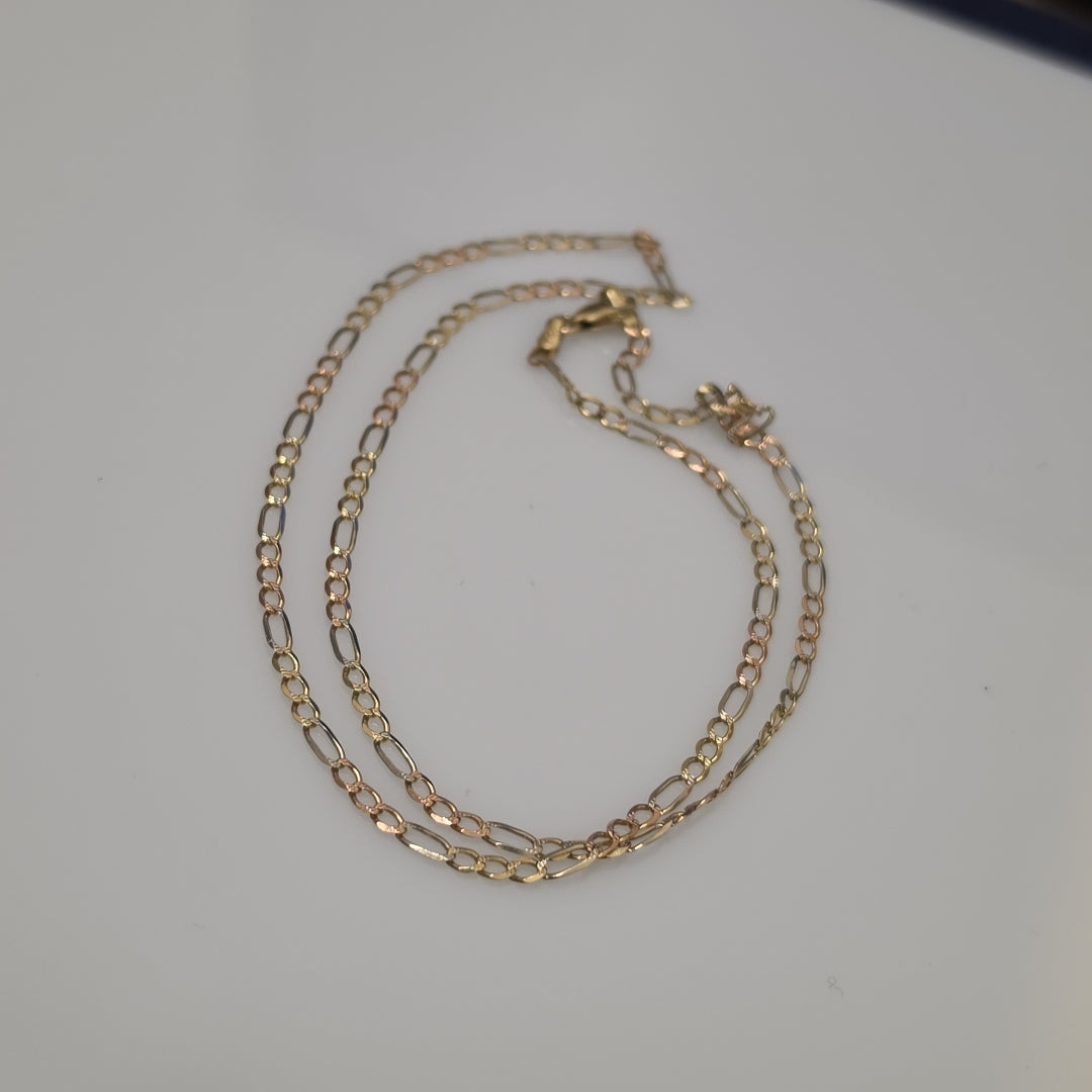 CADENA ORO COMBINADO 14 K 3,80 GRMS (SEMINUEVO)