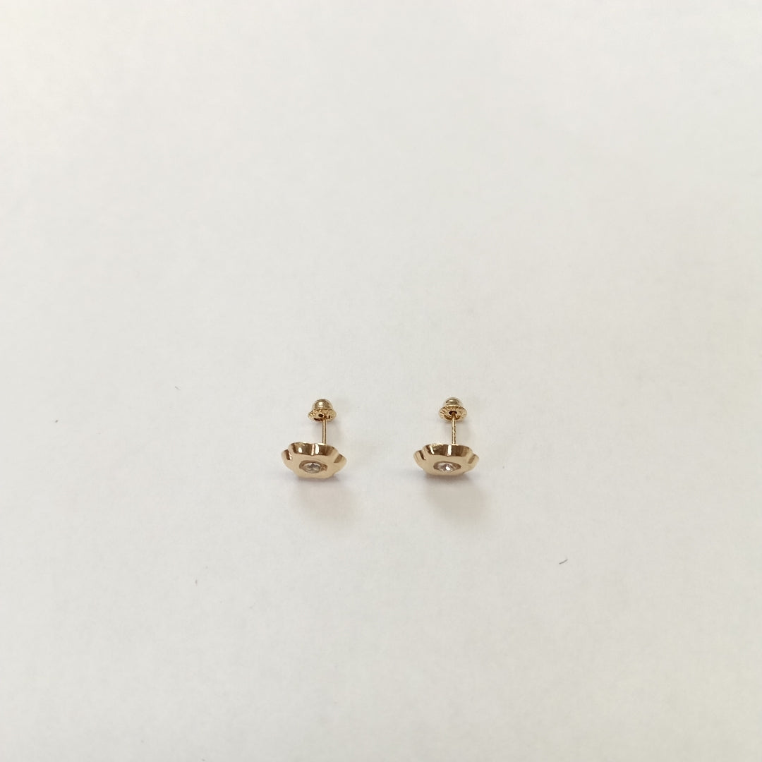BROQUELES BROQUEL FIG FLOR C CIRCONIA 14K 0.2581 GR (NUEVO)