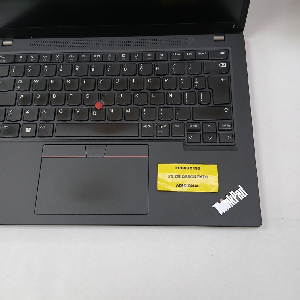 LAPTOP LENOVO THINKPAD T14 GEN 3 (2023) 512 GB SSD 16 GB RAM (SEMINUEVO)