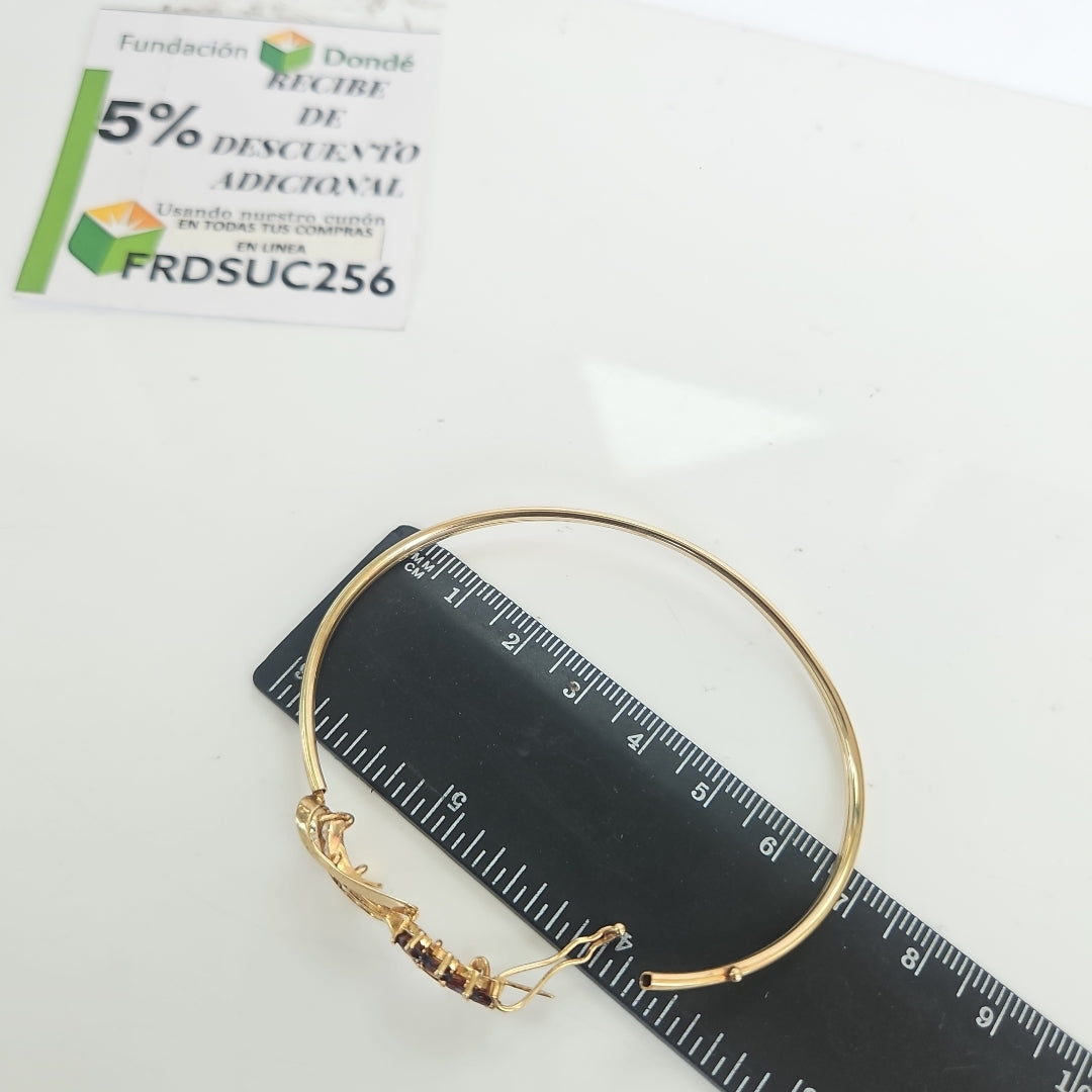 PULSERA RIGIDA ORO 10 K 6,20 GRMS (SEMINUEVO)