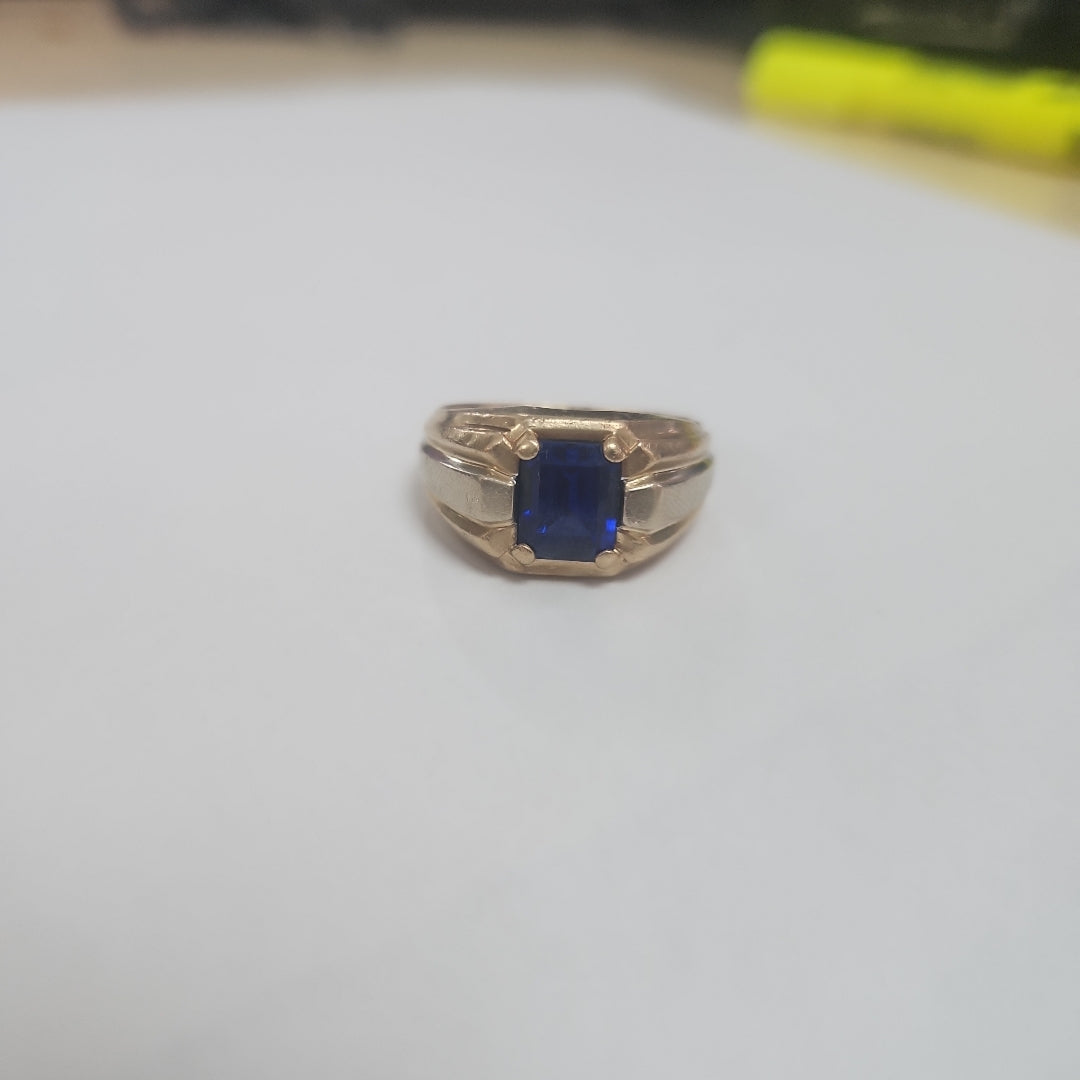 ANILLO ORO, RODIADO 10 K 10.1 GRMS (SEMINUEVO)