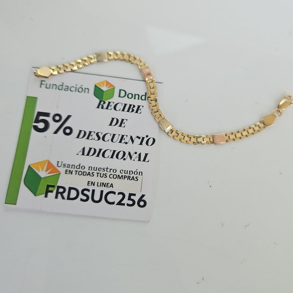 PULSERA ORO 14 K 3,10 GRMS (SEMINUEVO)