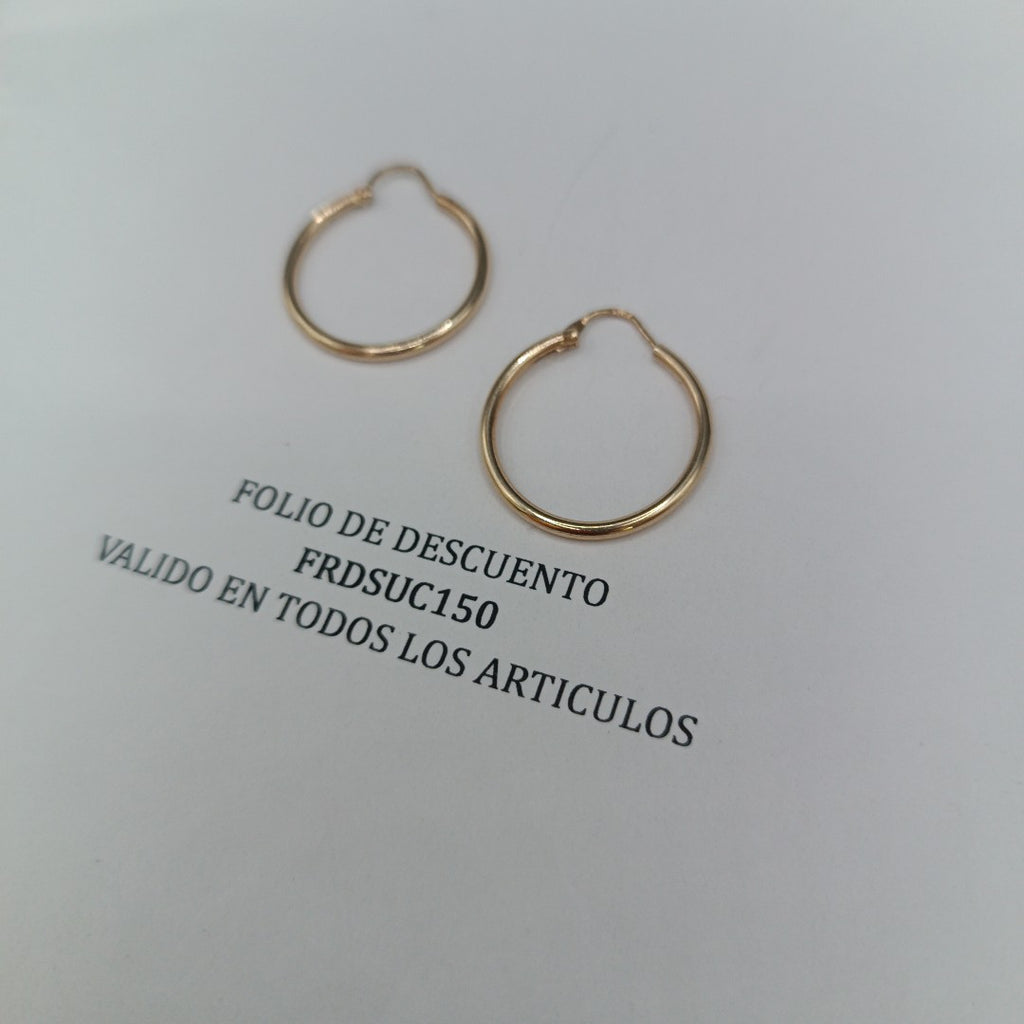 ARRACADAS PAR ORO 10 K 1.9 GRMS (SEMINUEVO)