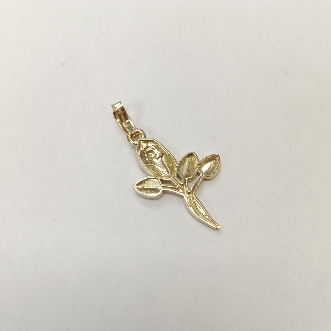 DIJE ROSA 10K 1.3 GR (NUEVO)
