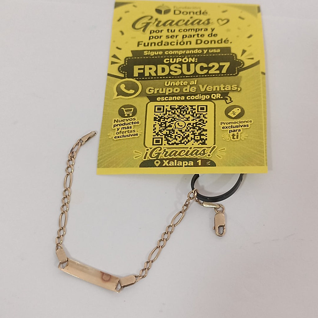 ESCLAVA ORO 14 K 2,90 GRMS (SEMINUEVO)