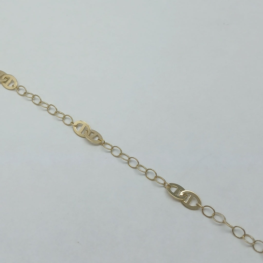 PULSERA ESPECIAL 14K 18 CM 1.5 GR (NUEVO)