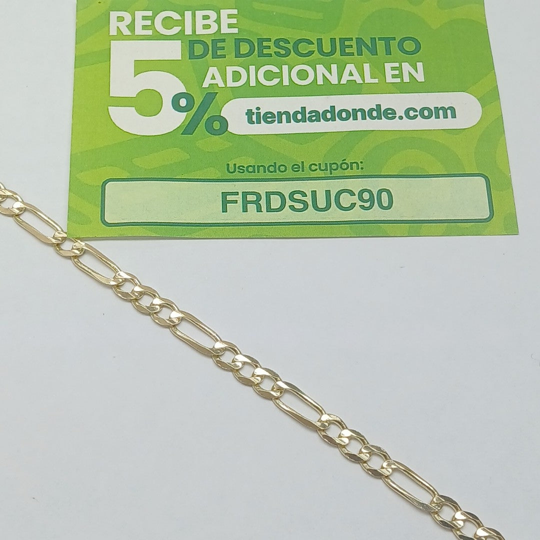 PULSERA 3X1 14K 21 CM 6.5 GR (NUEVO)