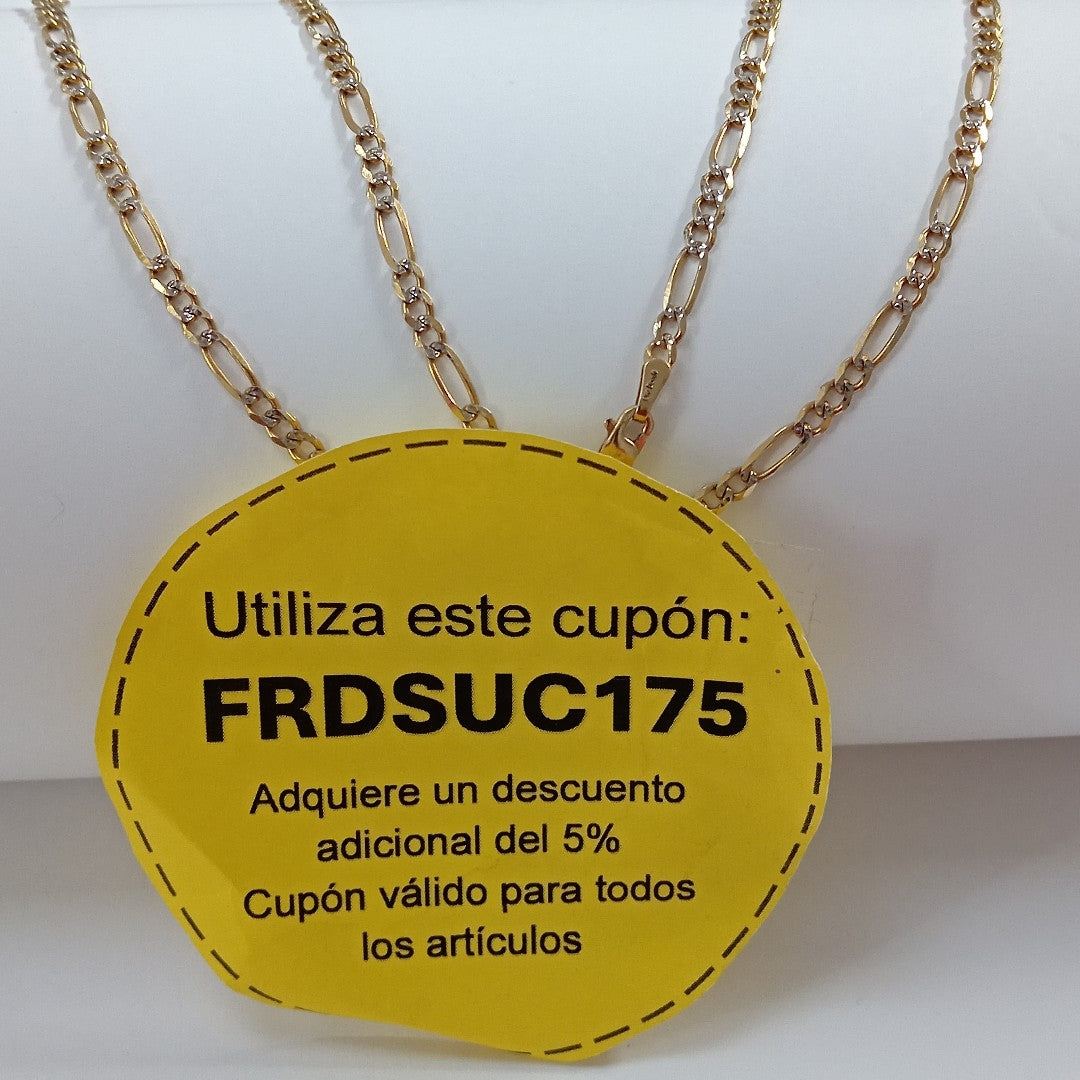 CADENA TEJIDO 3X1 9G 60 CM (NUEVO)