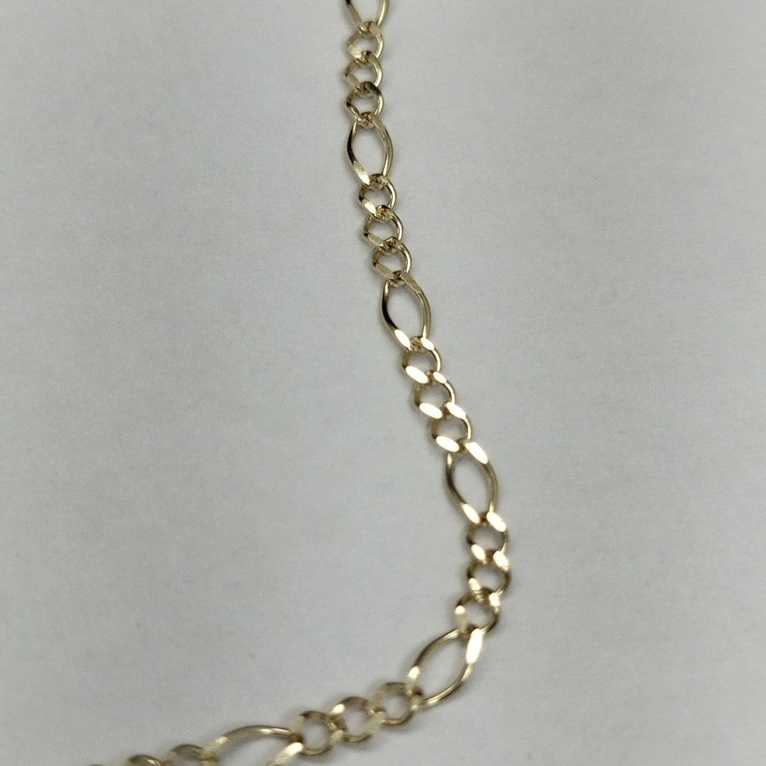 CADENA GARGANTILLA 3X1 CON ESFERAS COMBINADAS 14K 45 CM 3.1 GR (NUEVO)