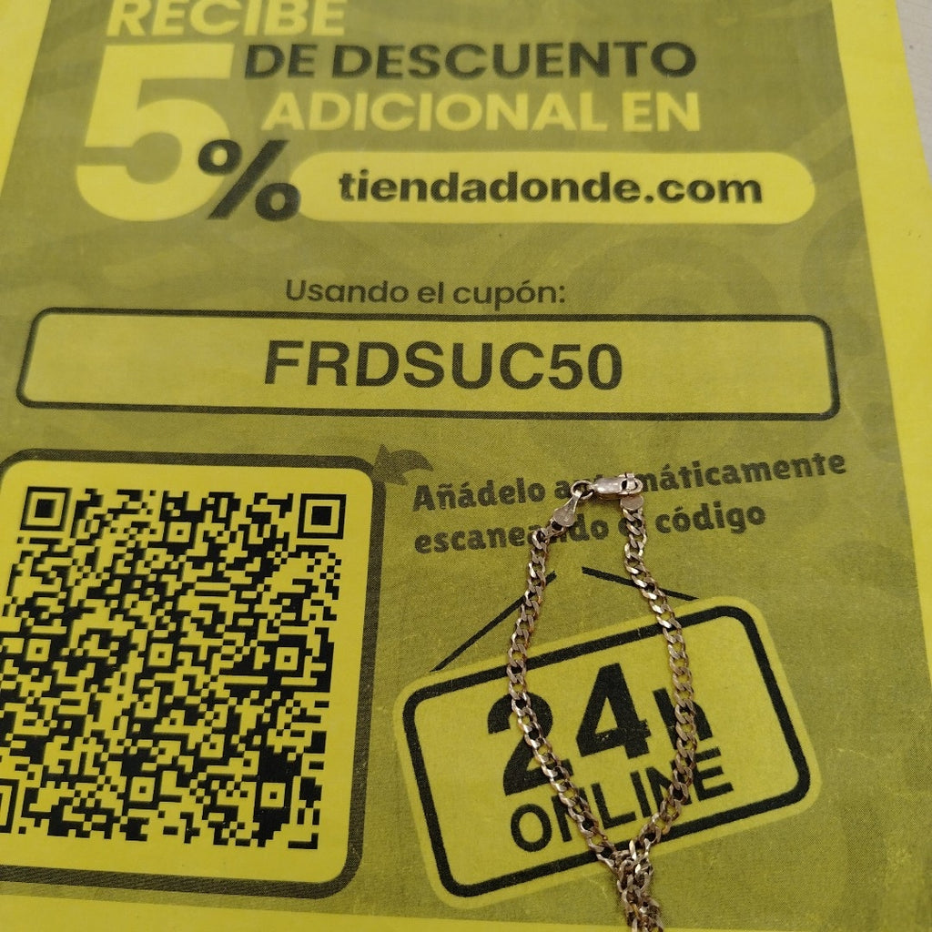 PULSERA ORO 10 K 3.5 GRMS (SEMINUEVO)