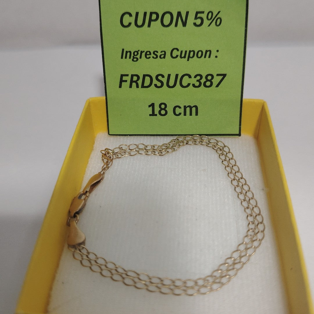 PULSERA ORO 14 K 2.4 GRMS (SEMINUEVO)
