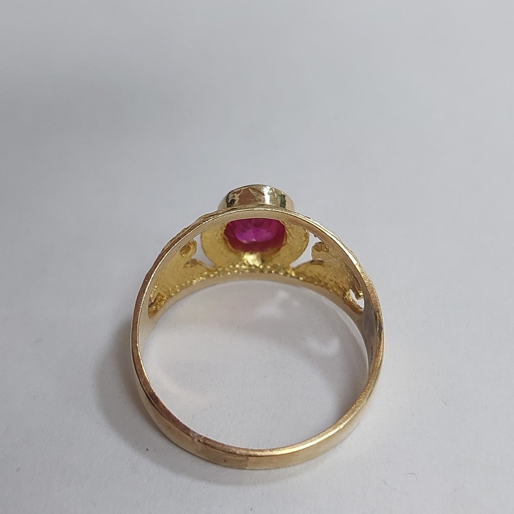 ANILLO ORO 14 K 4.5 GRMS (SEMINUEVO)