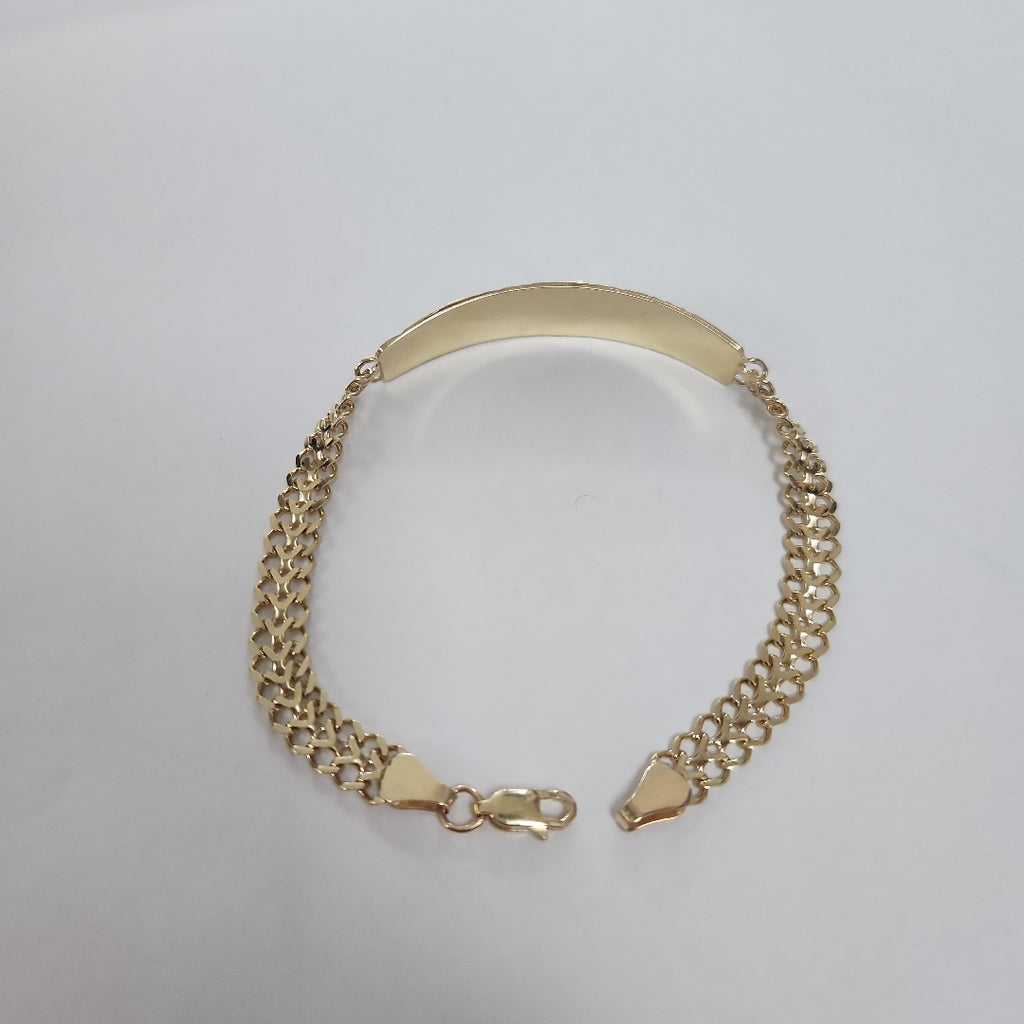 PULSERA ESCLAVA CHINO 14K 21 CM 9.8 GR (NUEVO)