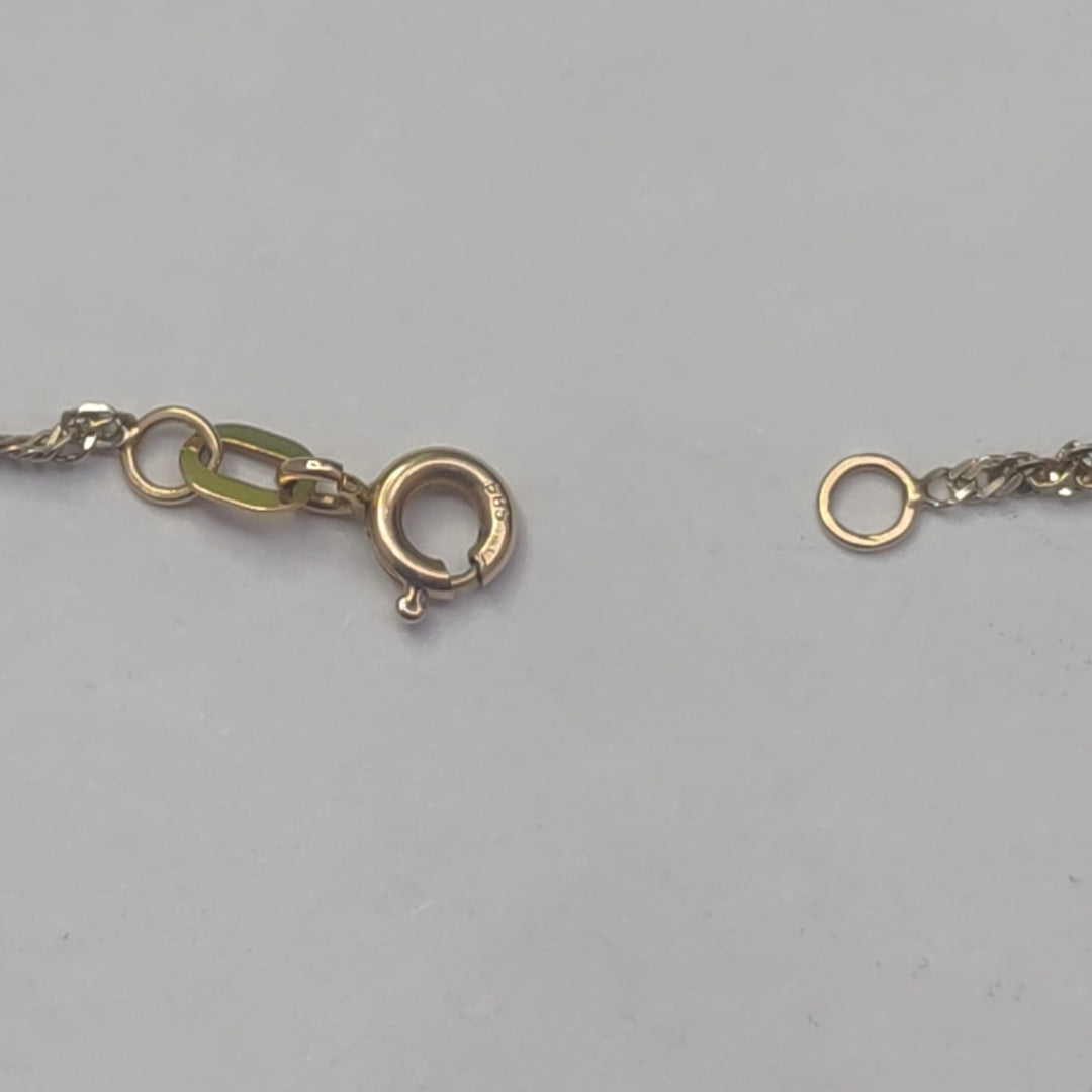 CADENA ORO COMBINADO 14 K 2,70 GRMS (SEMINUEVO)