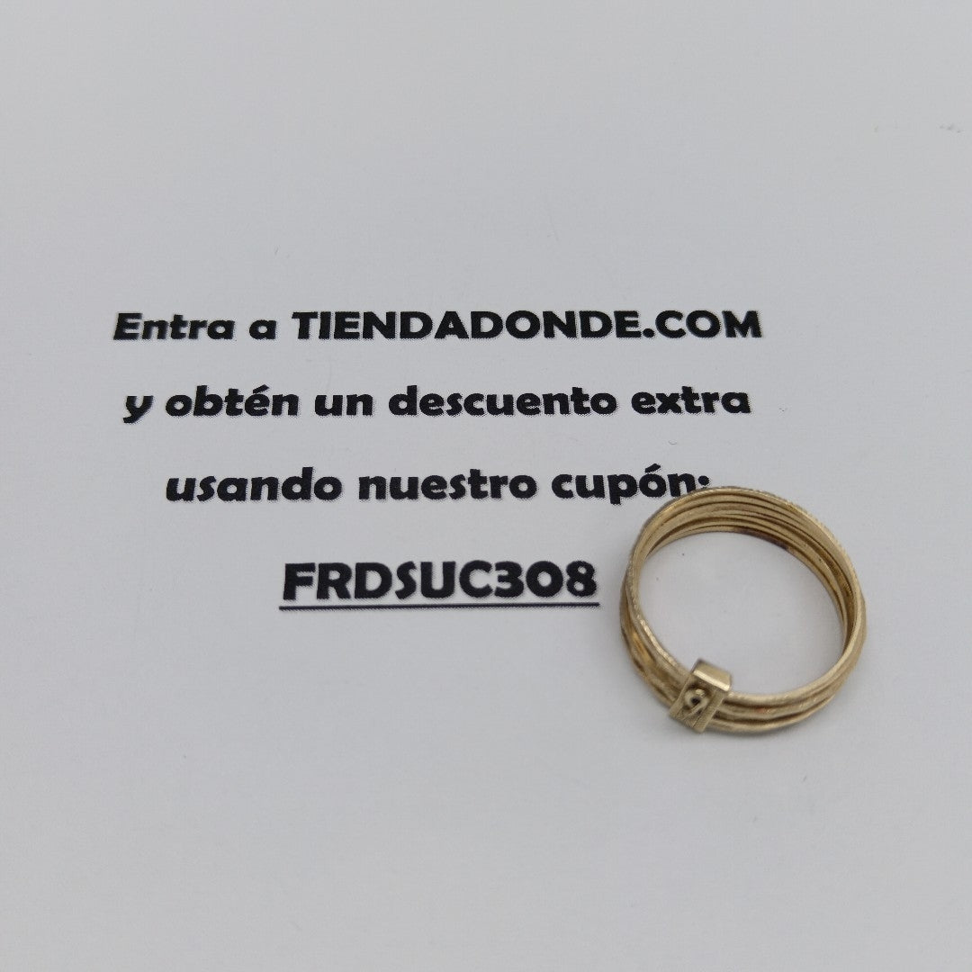 SEMANARIO DE ARGOLLAS ORO 14 K 3,10 GRMS (SEMINUEVO)