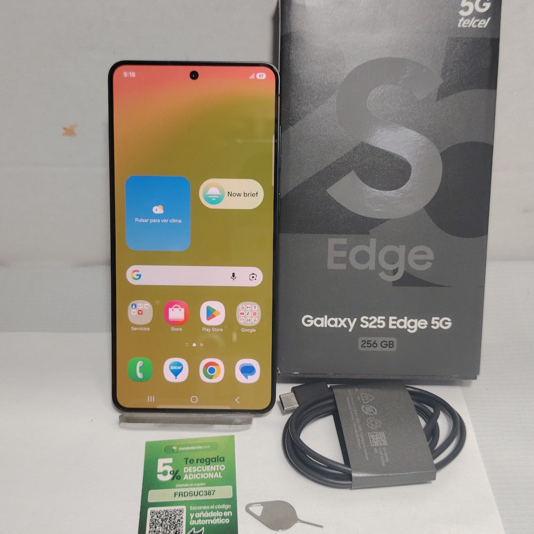 CELULAR SAMSUNG GALAXY S25 EDGE SM-S937B (2025) 256 GB 12 GB RAM (SEMINUEVO)