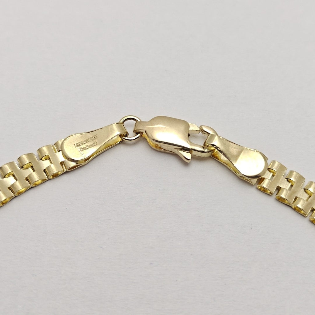 PULSERA ESPECIAL 14K 18 CM 4.2 GR (NUEVO)