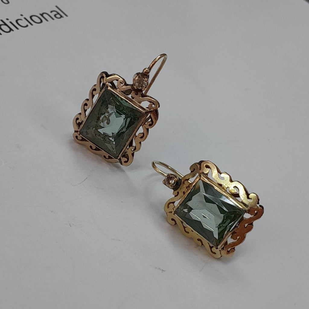 ARETES PAR ORO 8 K 6,20 GRMS (SEMINUEVO)