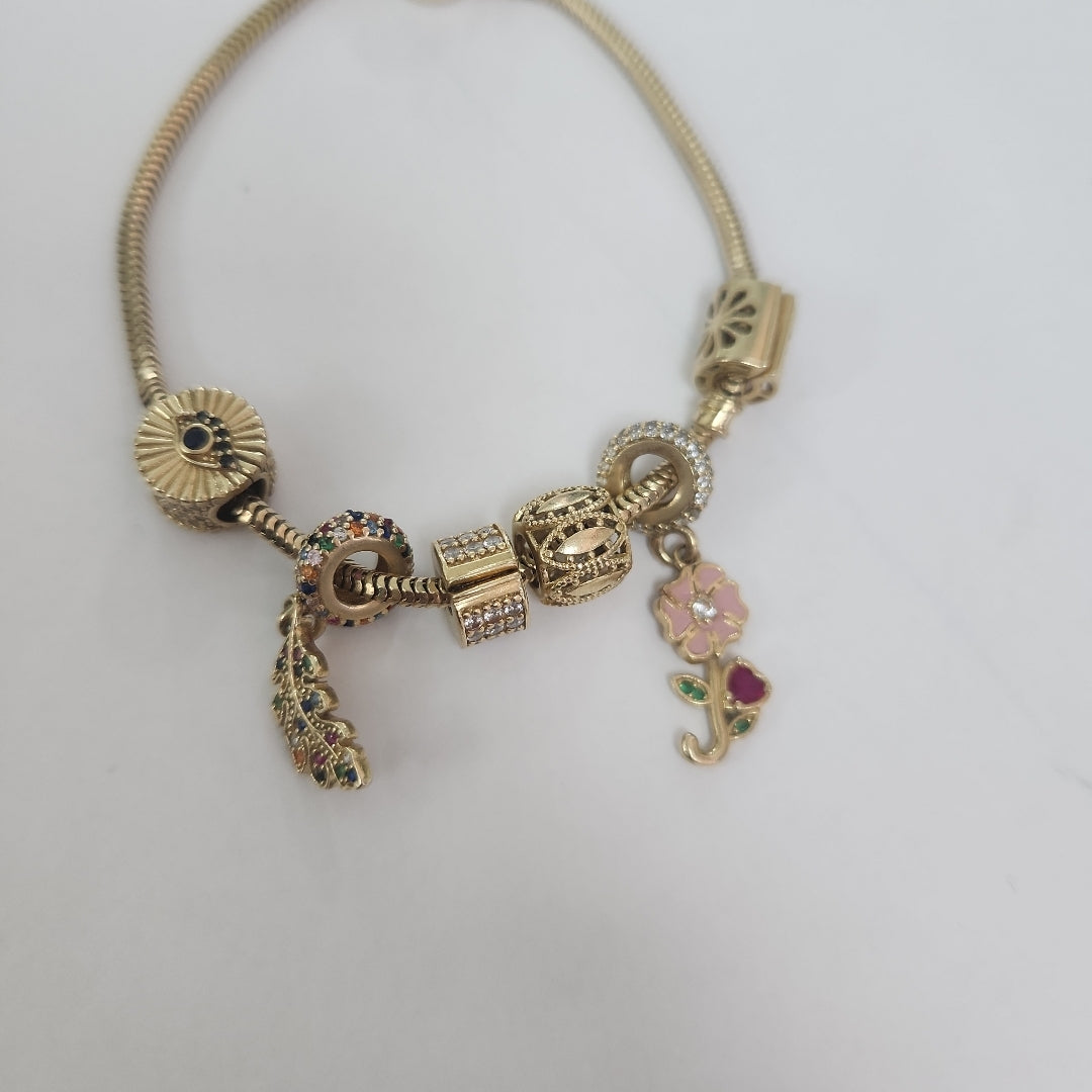 PULSERA ORO 14 K 13.6 GRMS (SEMINUEVO)